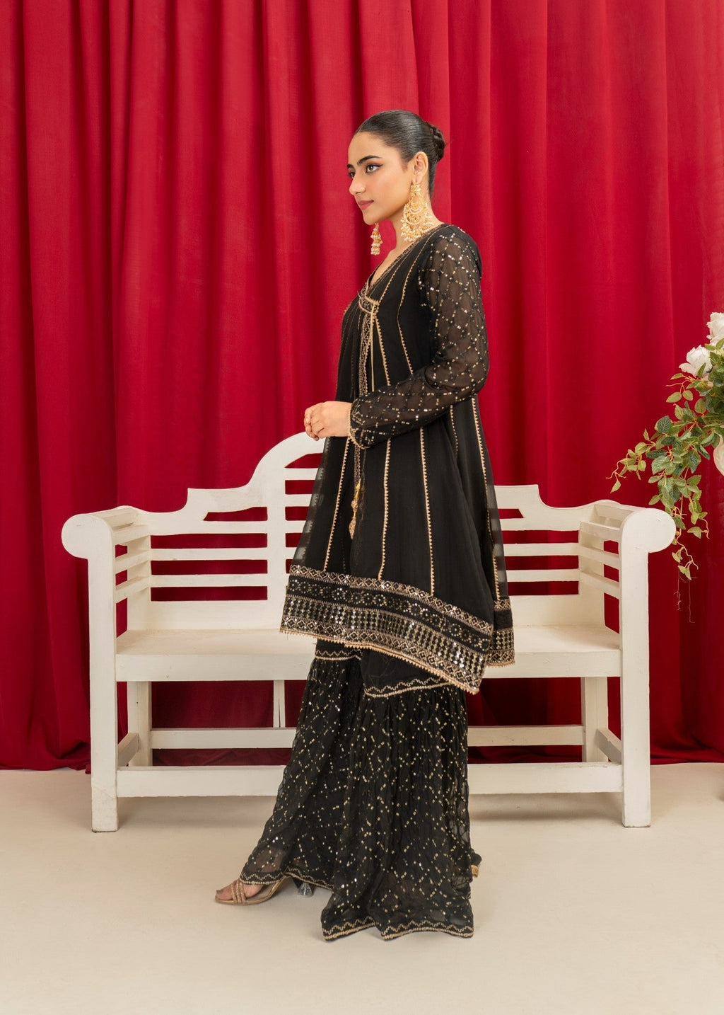 Manahils K 112 BLACK Women 3pcs