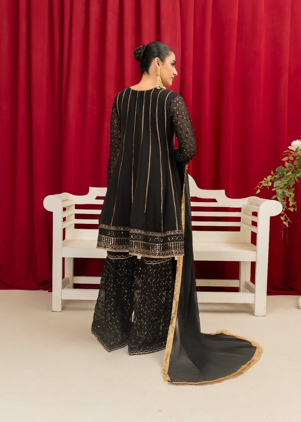 Manahils K 112 BLACK Women 3pcs