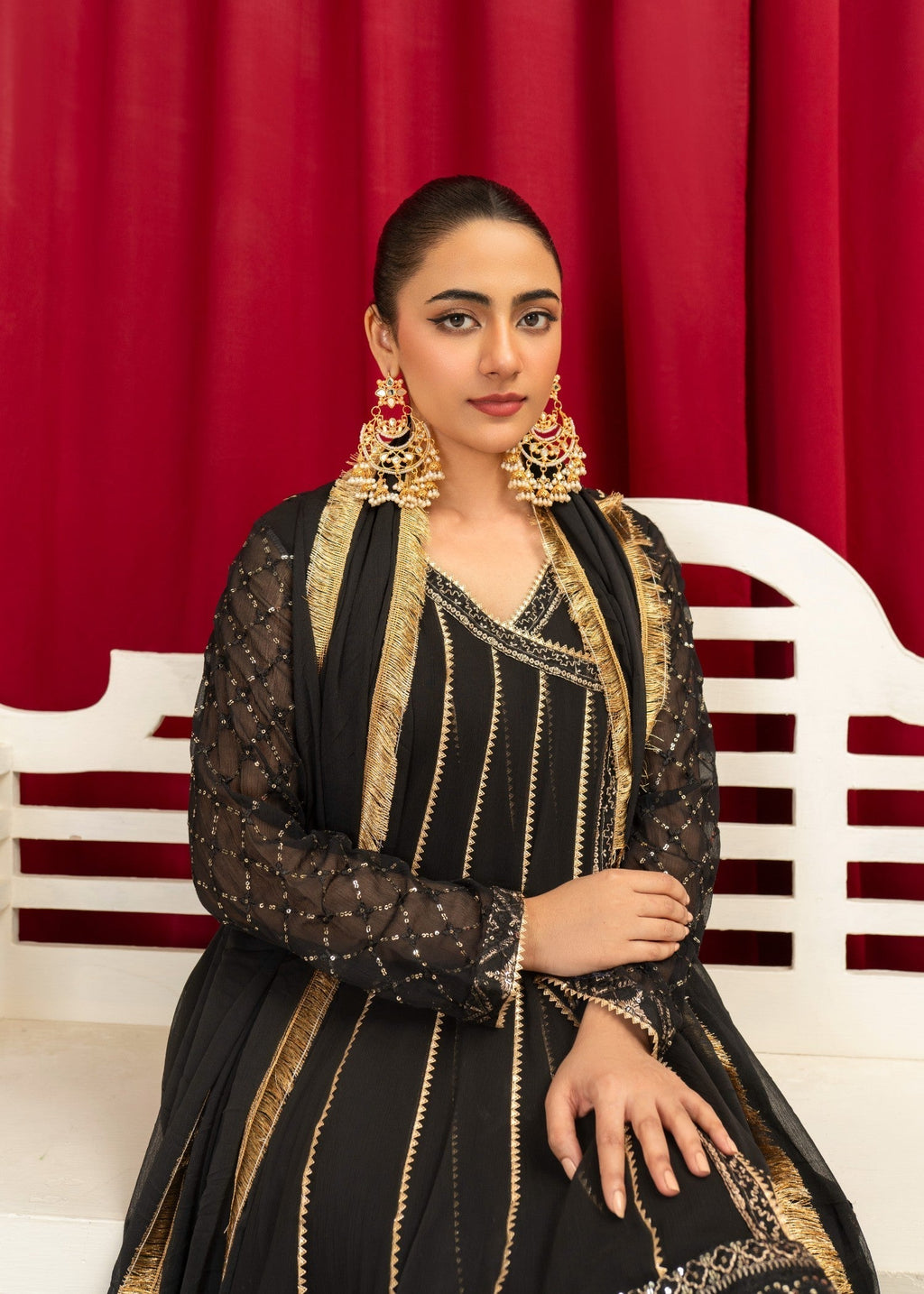 Manahils K 112 BLACK Women 3pcs