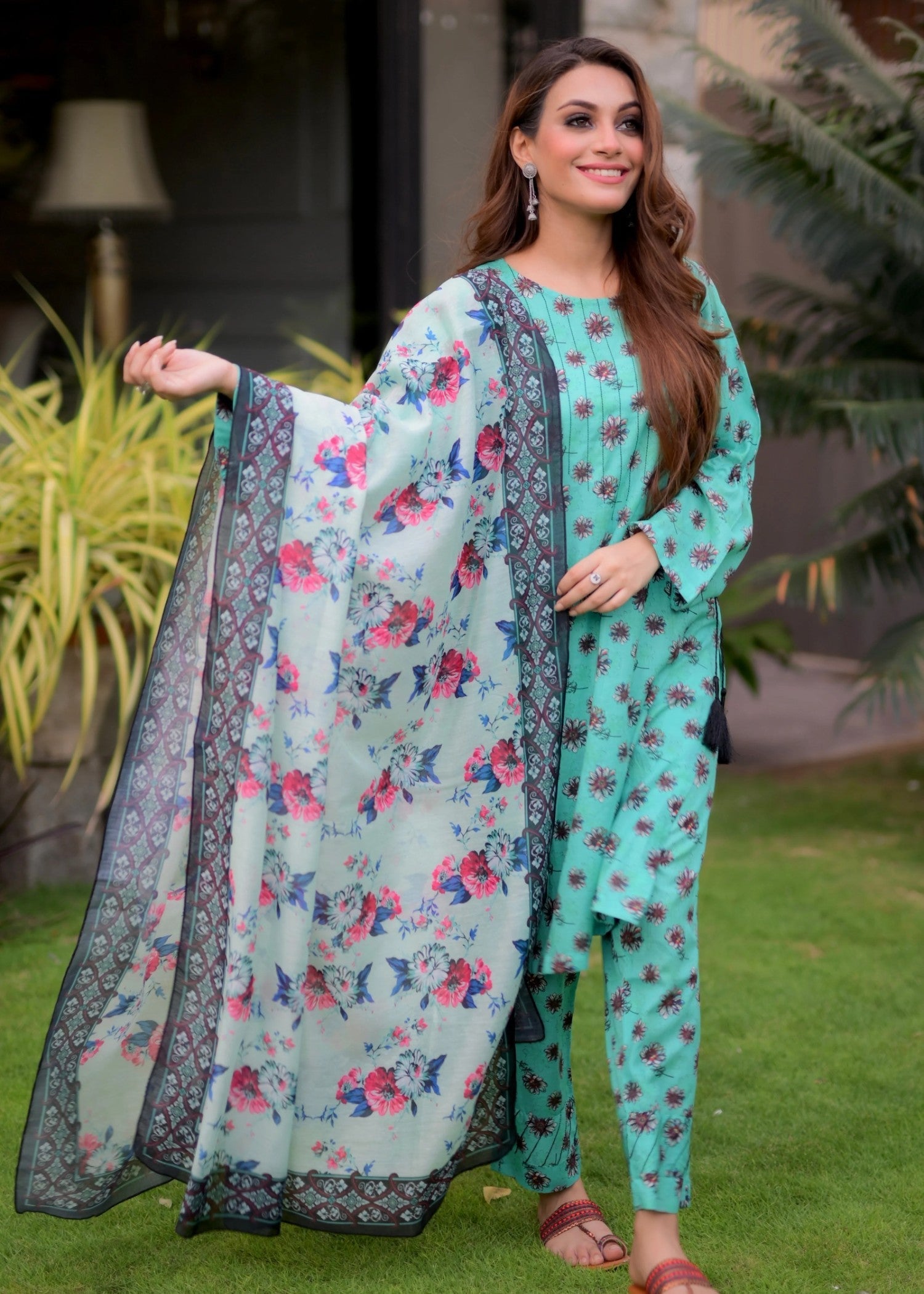 Amna Ali Nawaz Printed Lawn Suit SOFIYA Women 3pcs