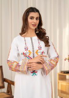 Sahibas By Mirza Urwa White Women 2pcs