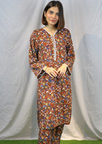 Amna Ali Nawaz Co Ord Set Linen LEENA Women 2pcs