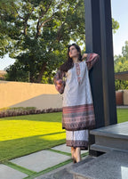 Libas Thread W.2 Lawn Digital Mirror work Women 2pcs