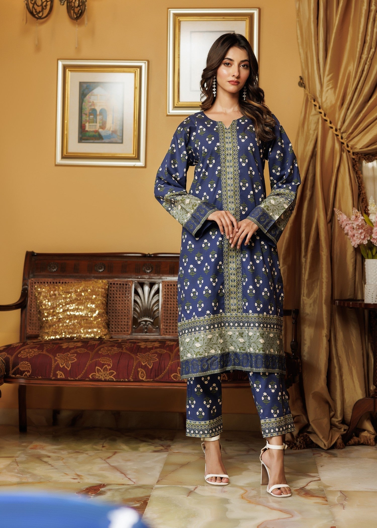 Zarasi Elysian Glade Stitched Lawn Suit Women 2pcs