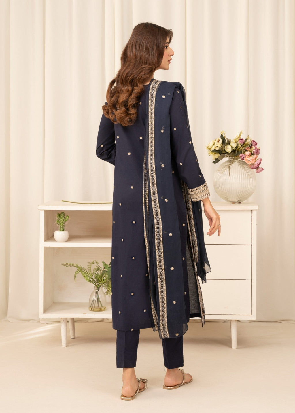 Sahibas By Mirza Nusrat Navy Women 3pcs