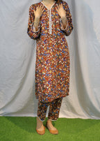 Amna Ali Nawaz Co Ord Set Linen LEENA Women 2pcs