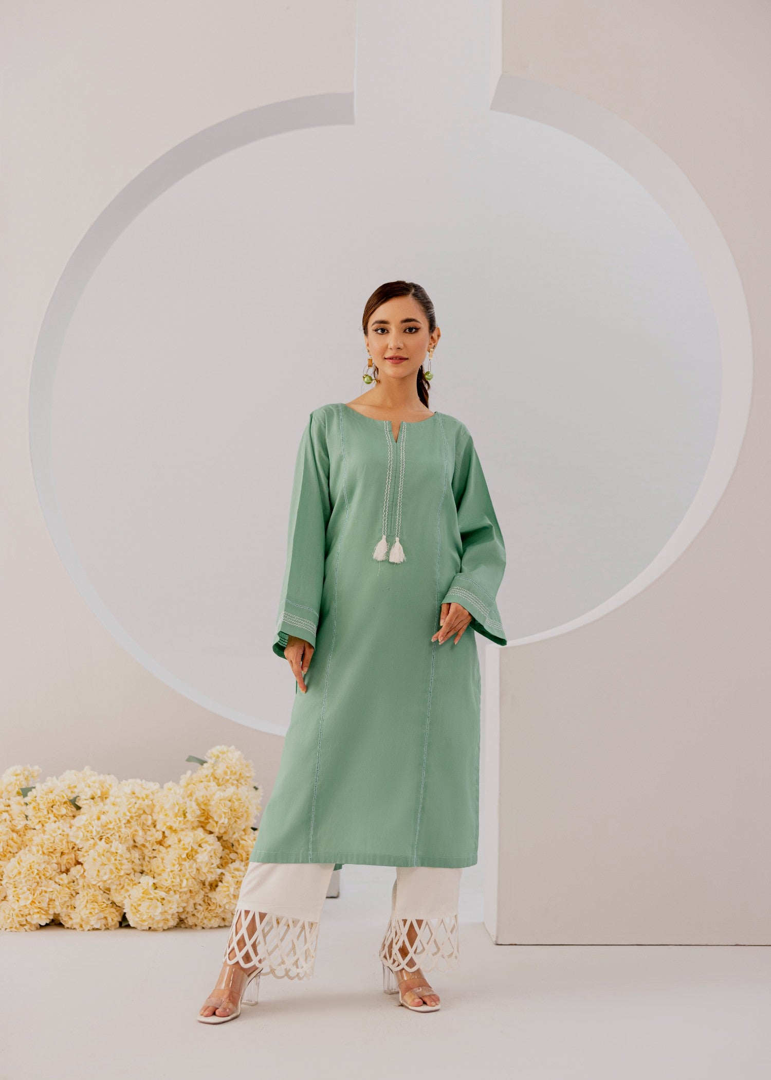 The Slay Wear Jade breeze shirt Women 1pcs