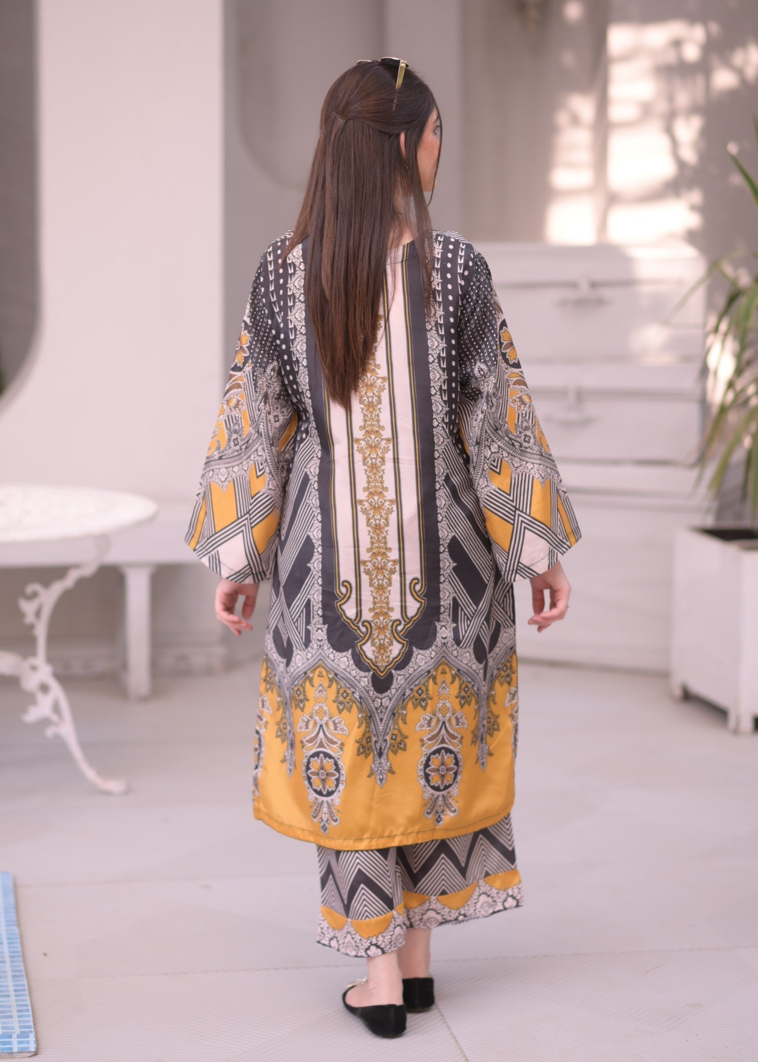 Elara Official Printed EL356G Women 2pcs