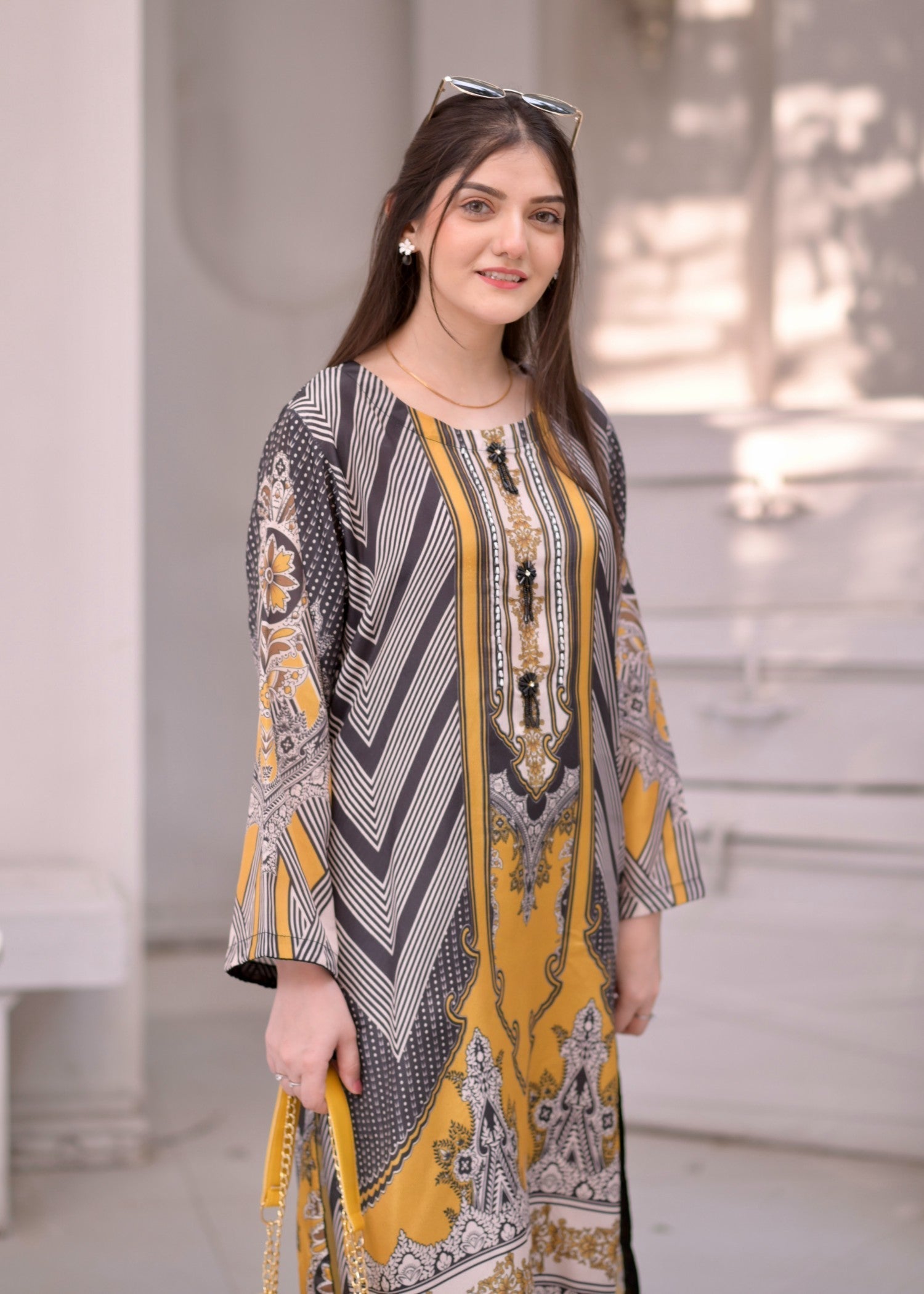 Elara Official Printed EL356G Women 2pcs