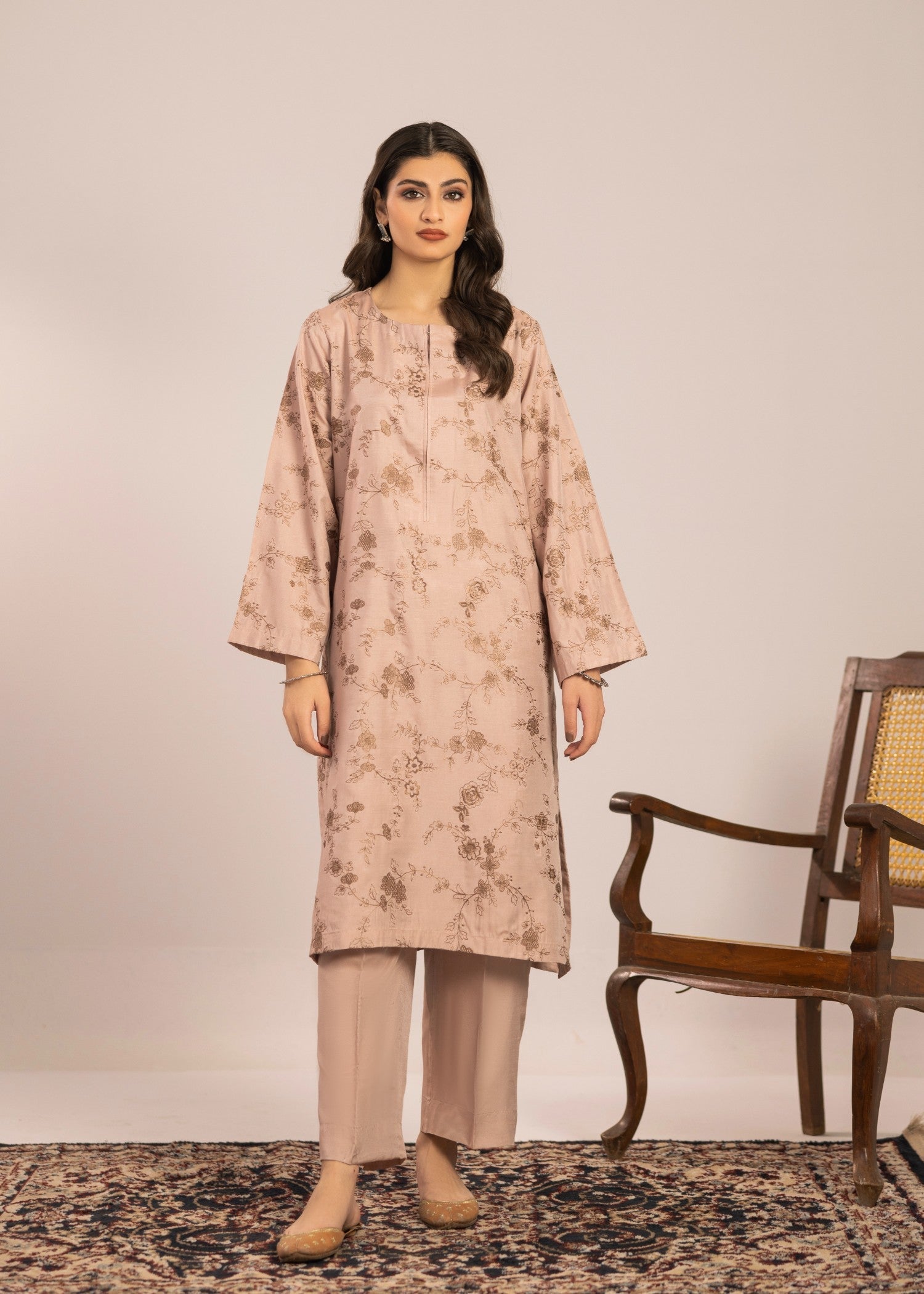 Miandad Fabrics EMB PV7 03 Women 2pcs