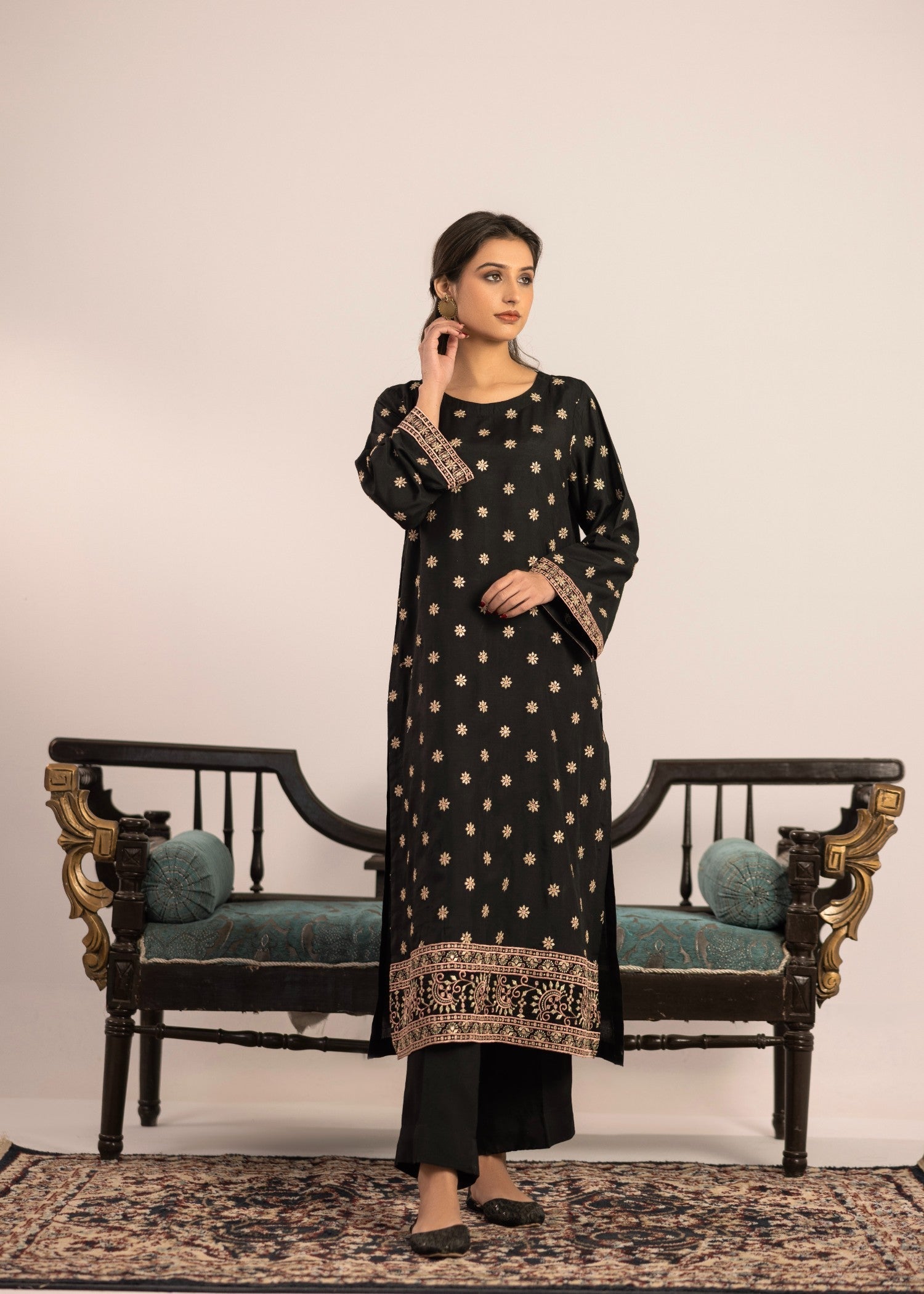 Miandad Fabrics EMB PV7 05 Women 2pcs