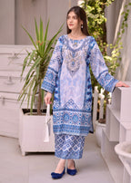 Elara Official Printed EL362G Women 2pcs