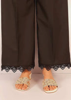 Zardi Bottom Lace cotton Palazo Black ZT303 Women 1pcs