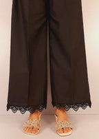 Zardi Bottom Lace cotton Palazo Black ZT303 Women 1pcs