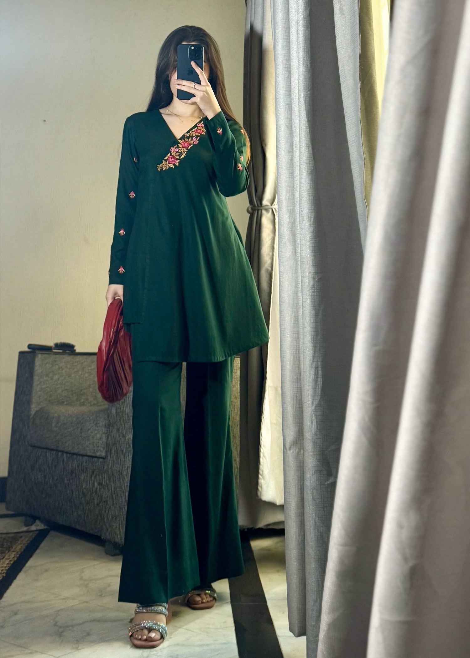 Shades By Abeeha Usman Dark Petal Women 2pcs