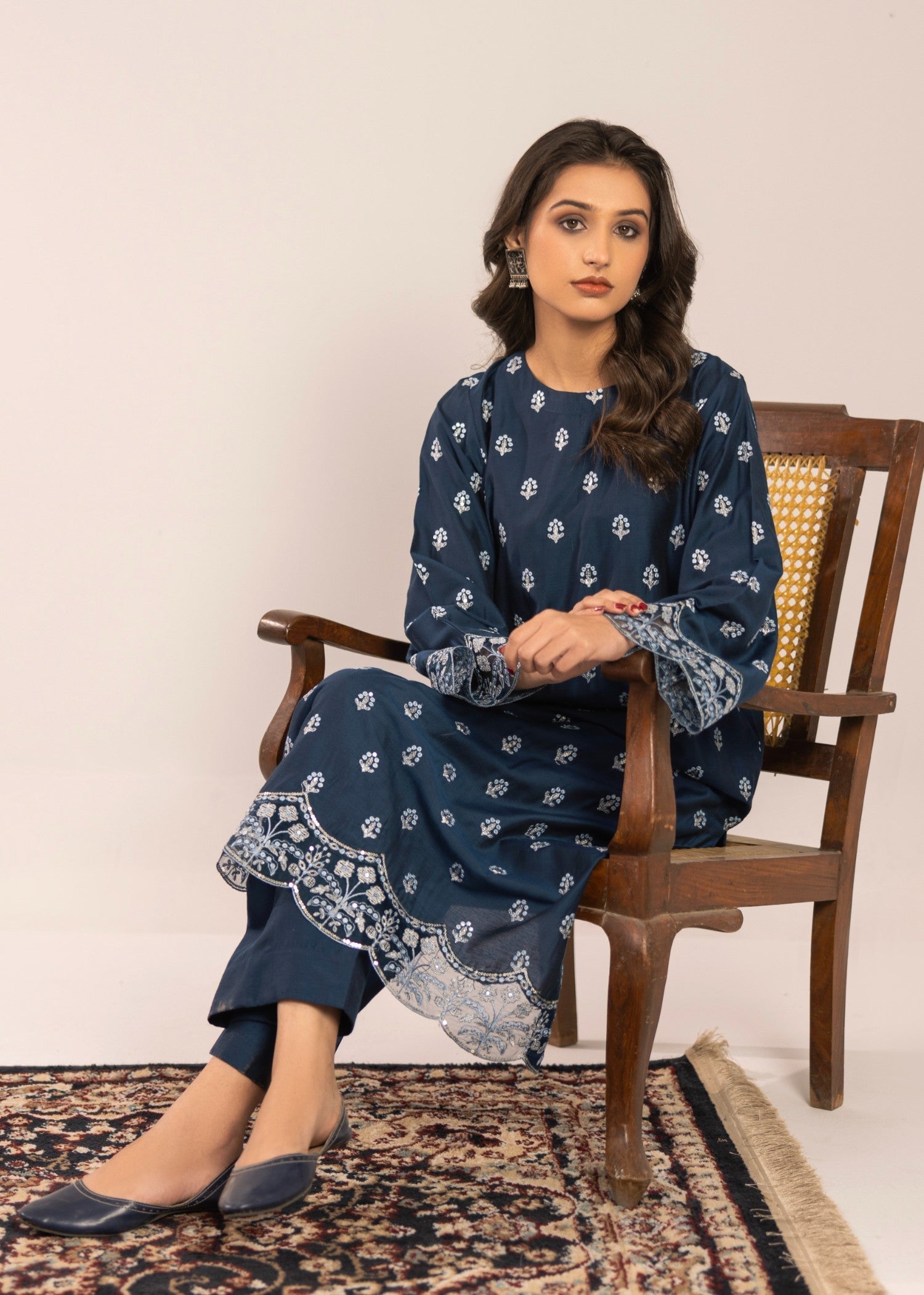 Miandad Fabrics EMB PV7 07 Women 2pcs