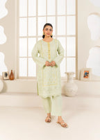 Stylish Collection NAAZ LIGHT GREEN Women 2pcs