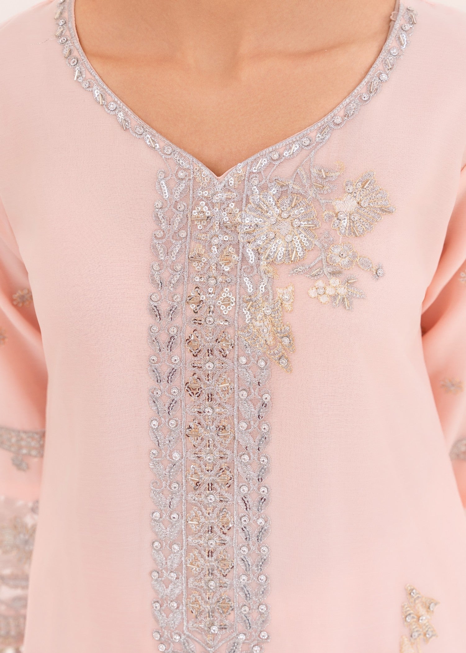 Four Season Boutique NOOR JAHAN PINK Women 3pcs