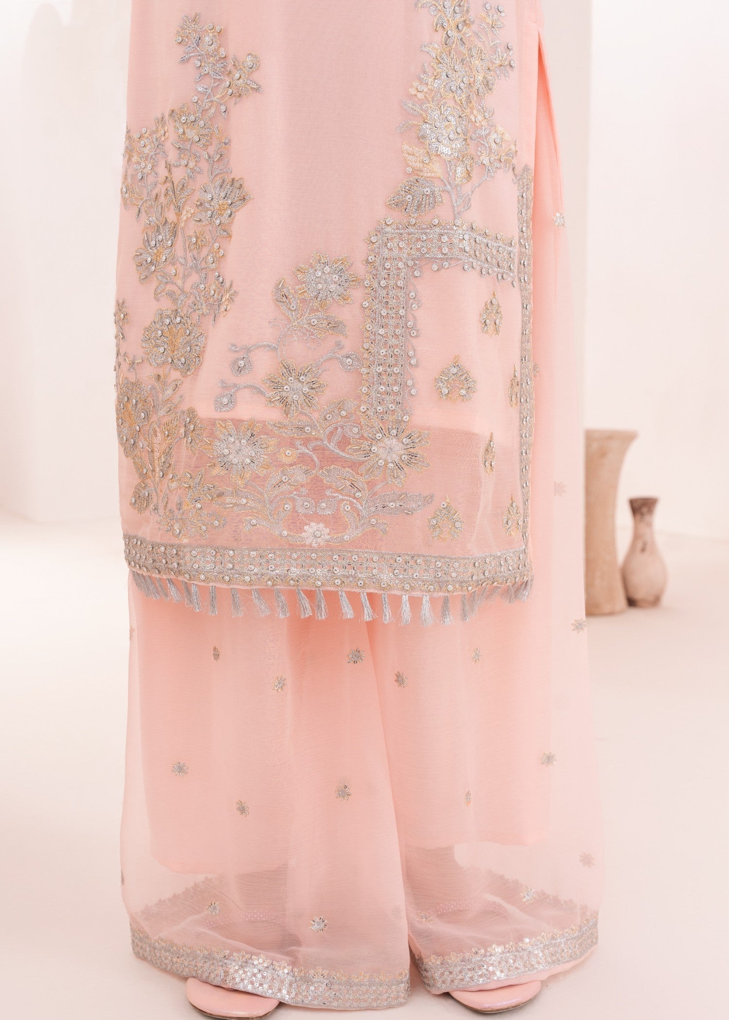 Four Season Boutique NOOR JAHAN PINK Women 3pcs