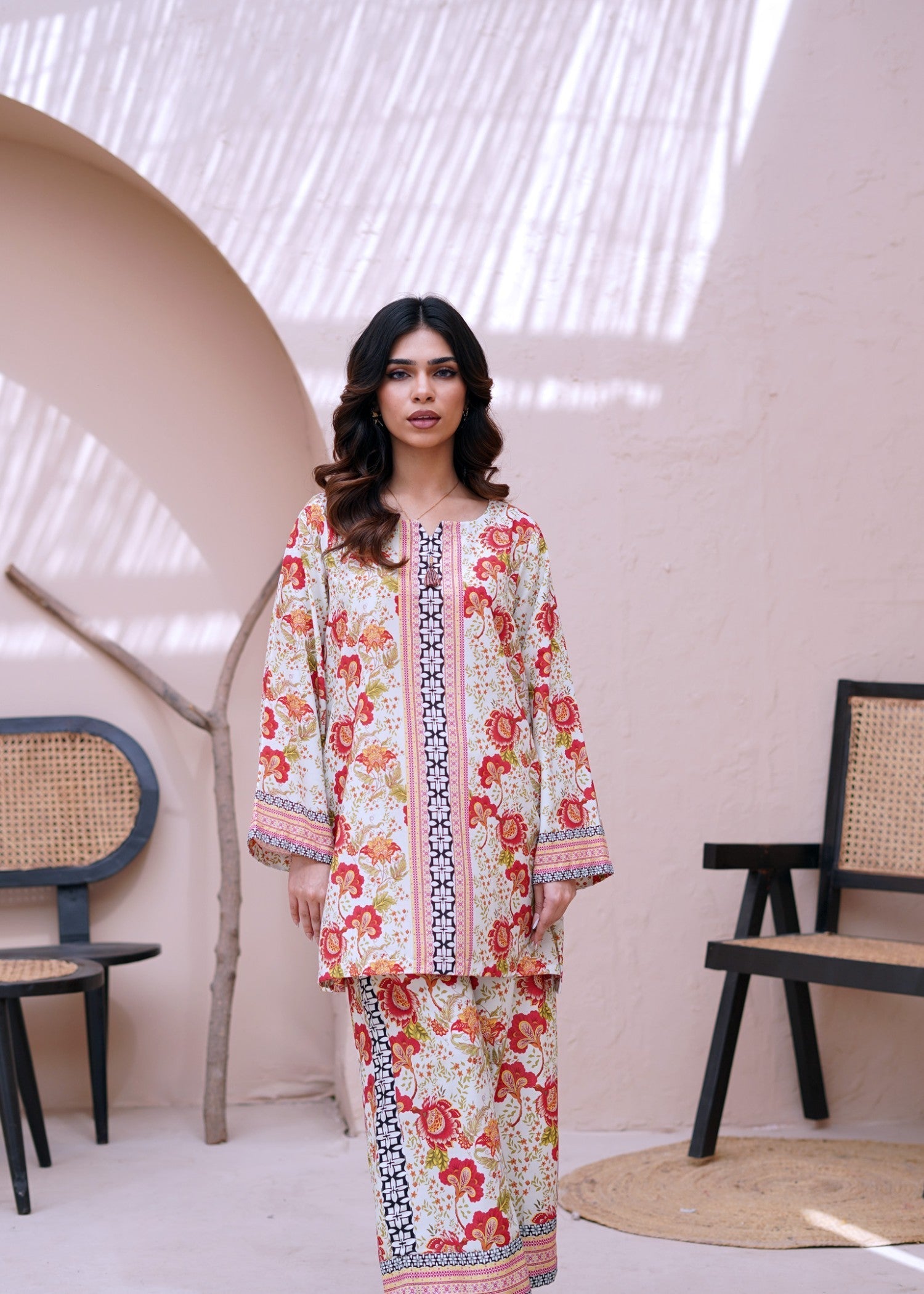 Nairah Misty Rose Women 2pcs