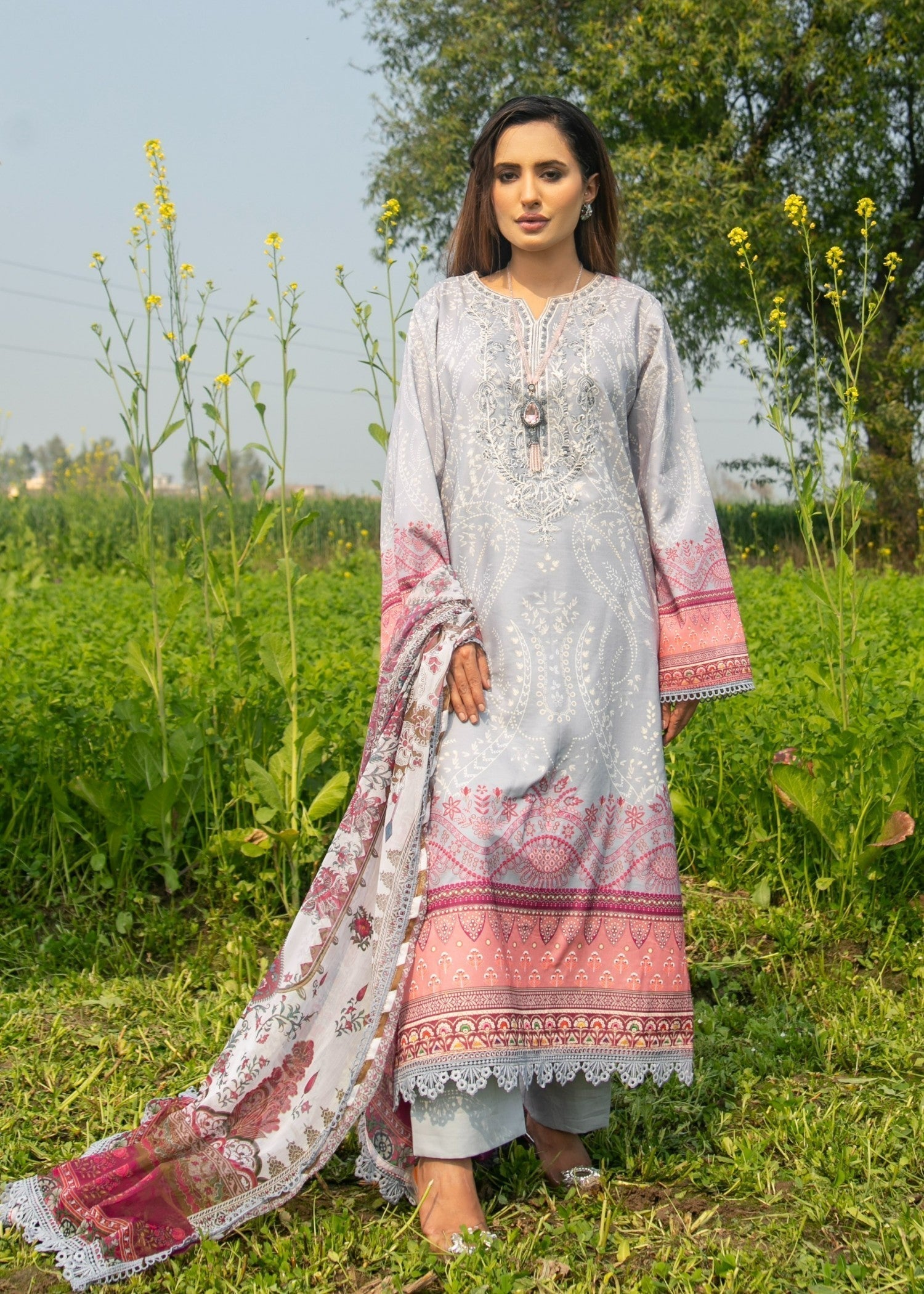 Chandan Nagri BLISS GREY Women 3pcs