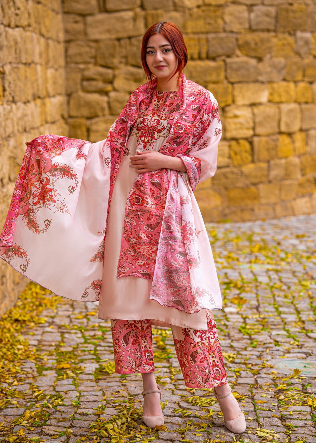Tng (The Next Generation) Alyana | Stitched | | Printed Silk Women 3pcs