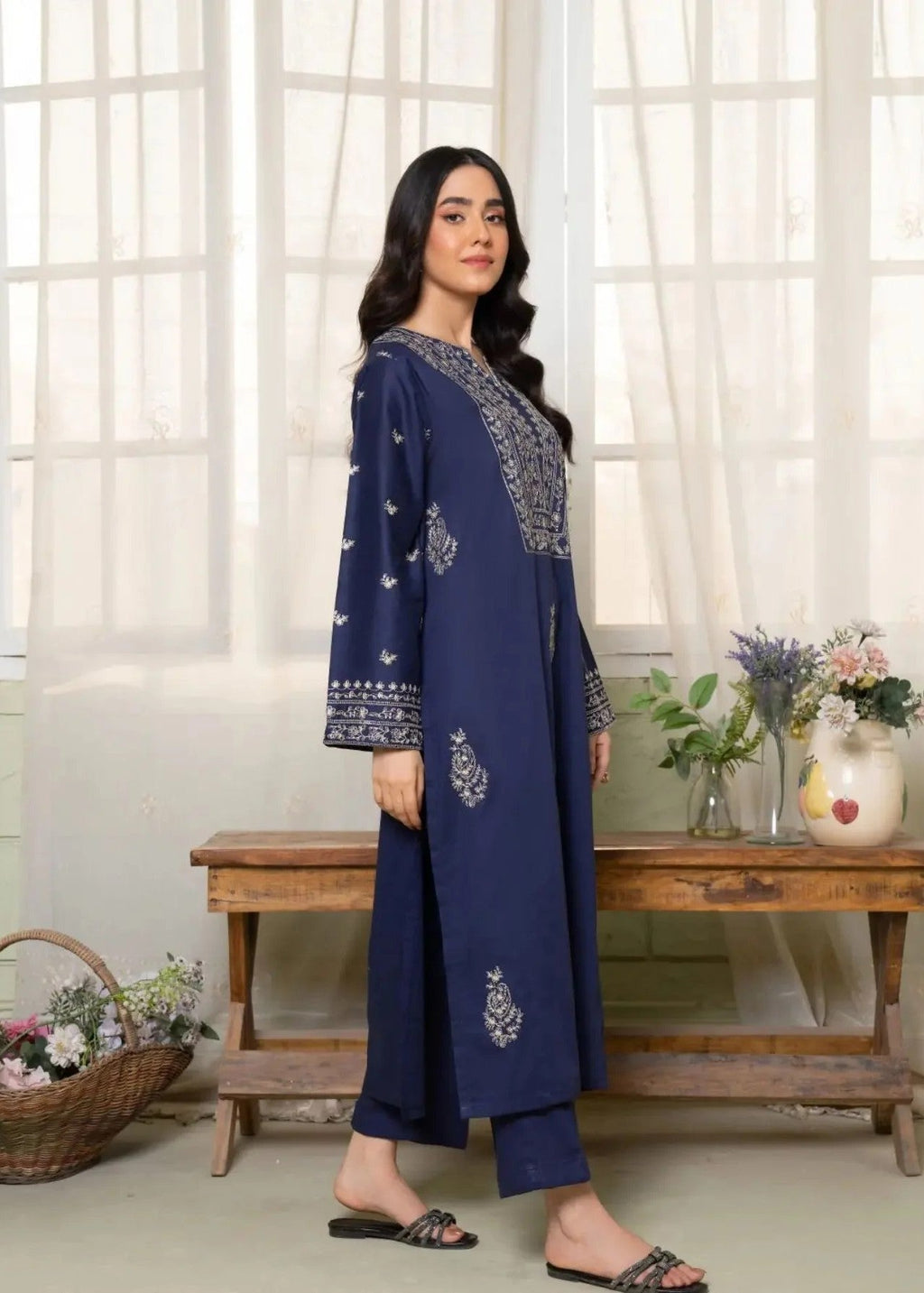 Shehroz Fashion DAZZAL EMBROIDERED LAWN DRESS Women 2pcs