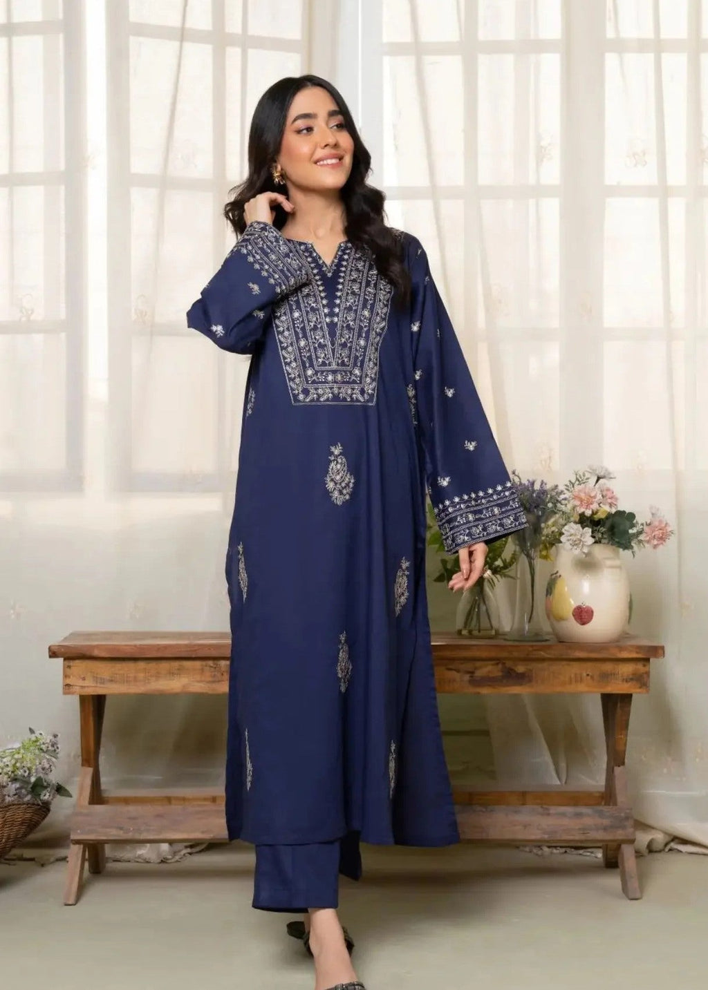 Shehroz Fashion DAZZAL EMBROIDERED LAWN DRESS Women 2pcs