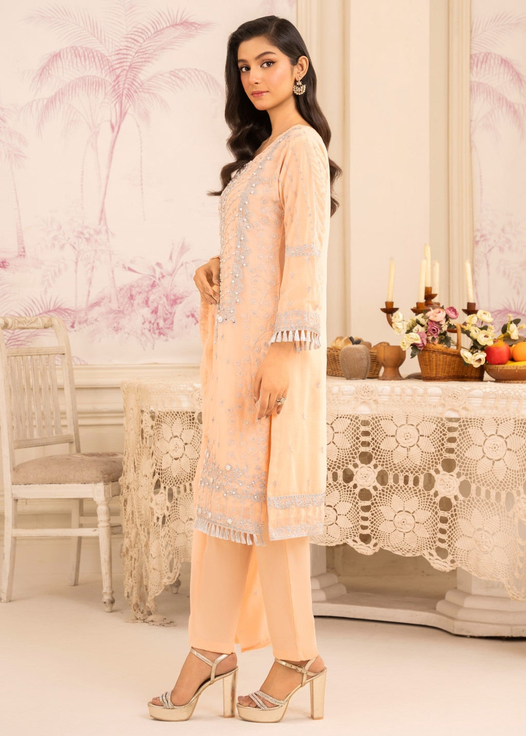 Four Season Boutique JUMMI CHIFFON PEACH Women 3pcs