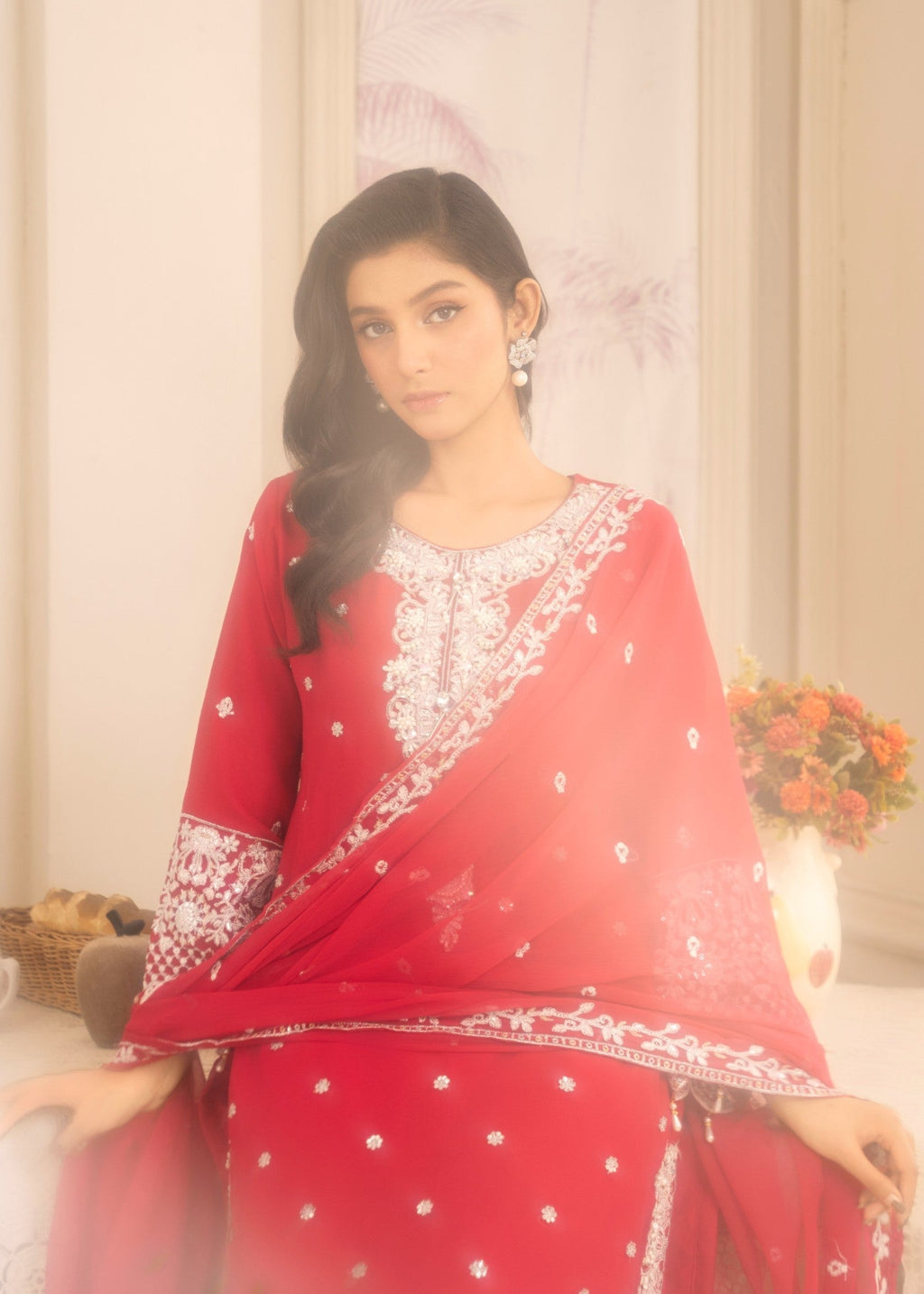 Four Season Boutique JASMEEN HOTPINK Women 3pcs