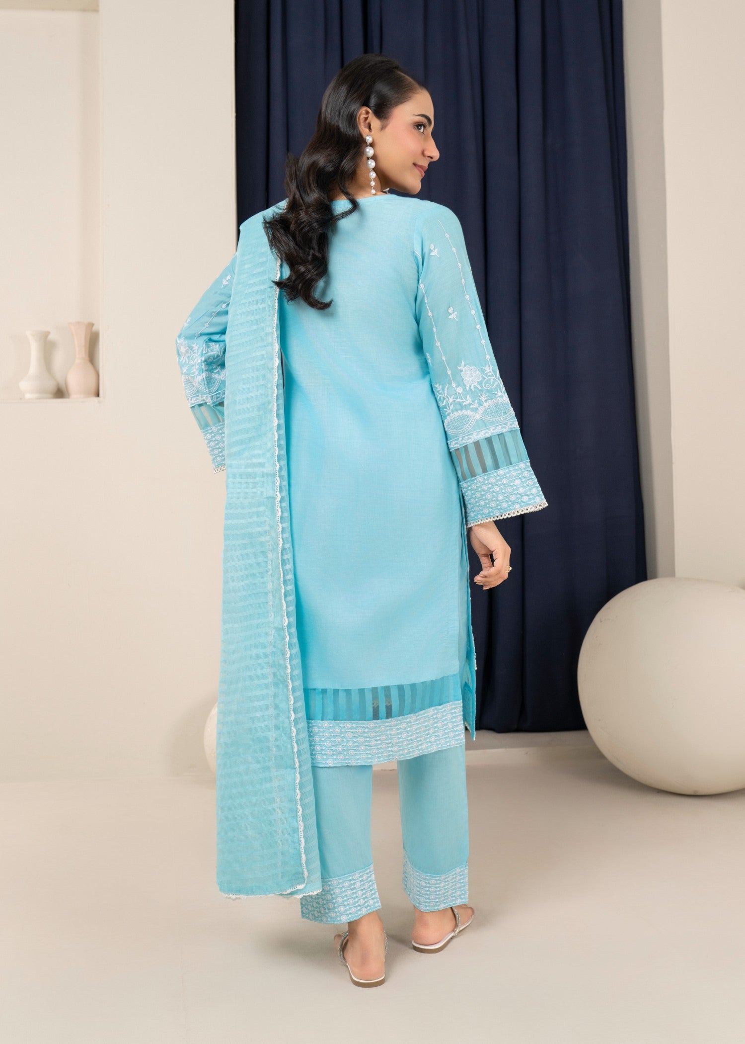 Four Season Boutique IFFI SOFT COTTON ICEBLUE Women 3pcs