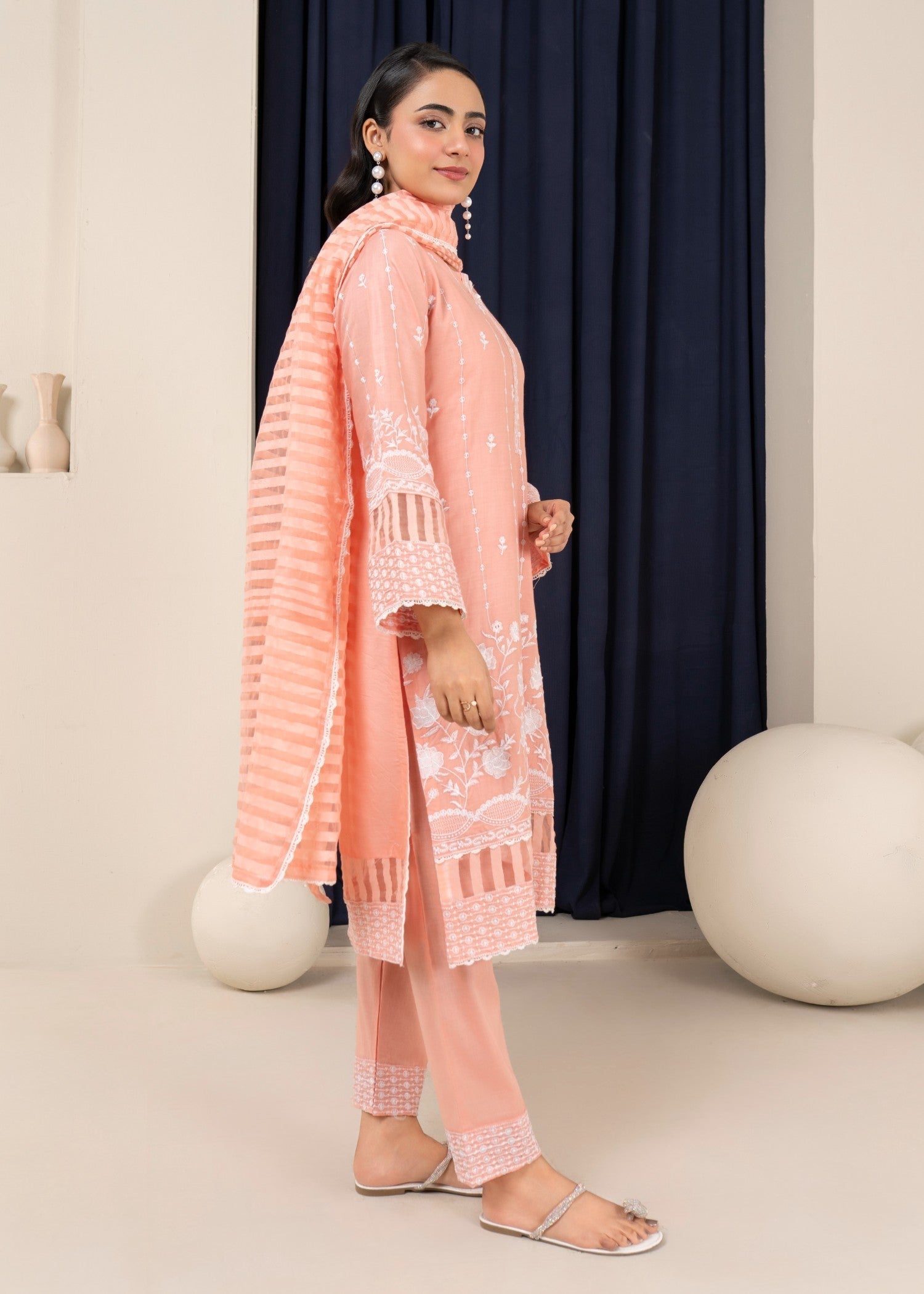 Four Season Boutique IFFI SOFT COTTON PINK Women 3pcs