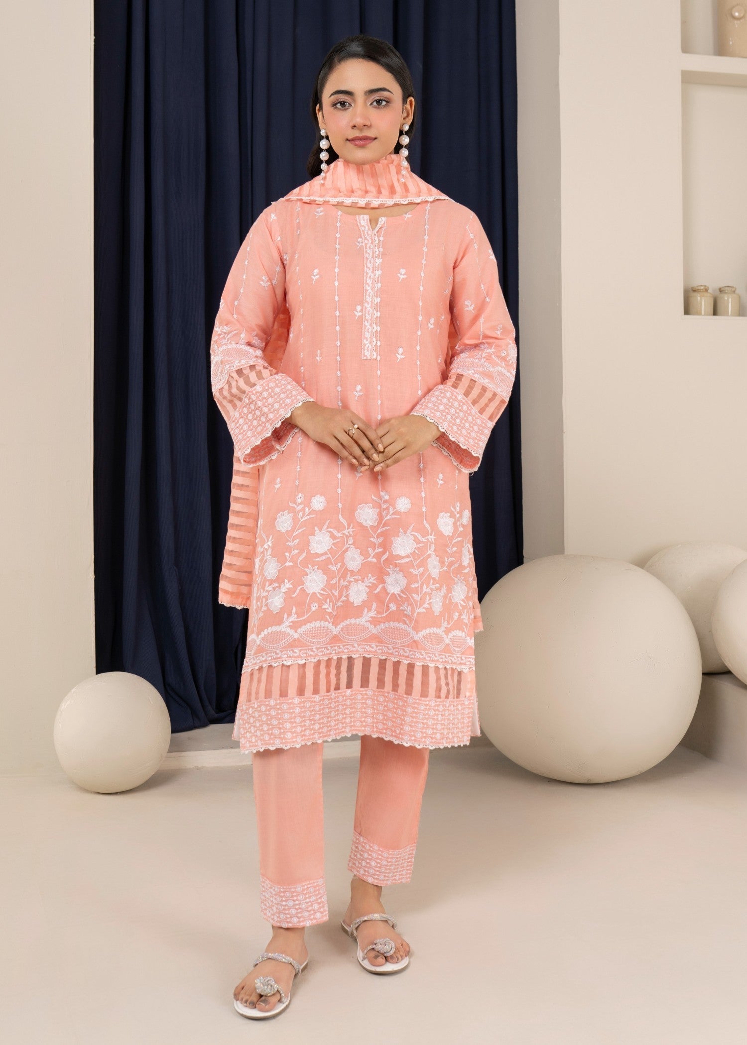 Four Season Boutique IFFI SOFT COTTON PINK Women 3pcs