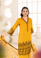 Four Season Boutique DILBAR MUSTARD Women 3pcs