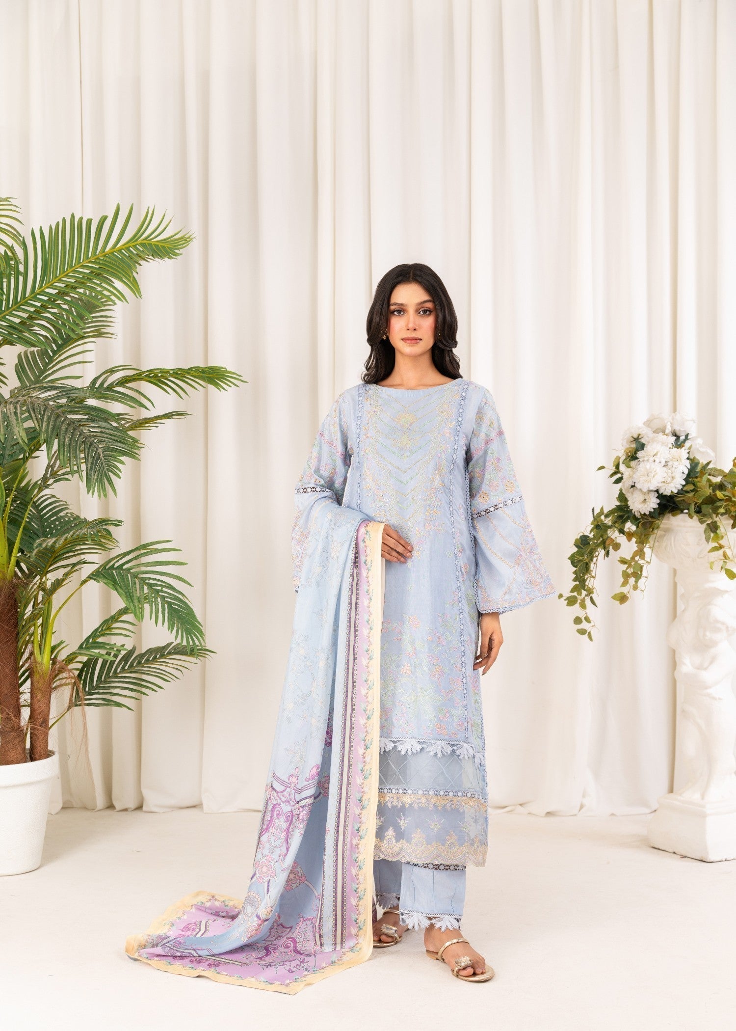 Sara Jahan HOORIYA BLUE Women 3pcs