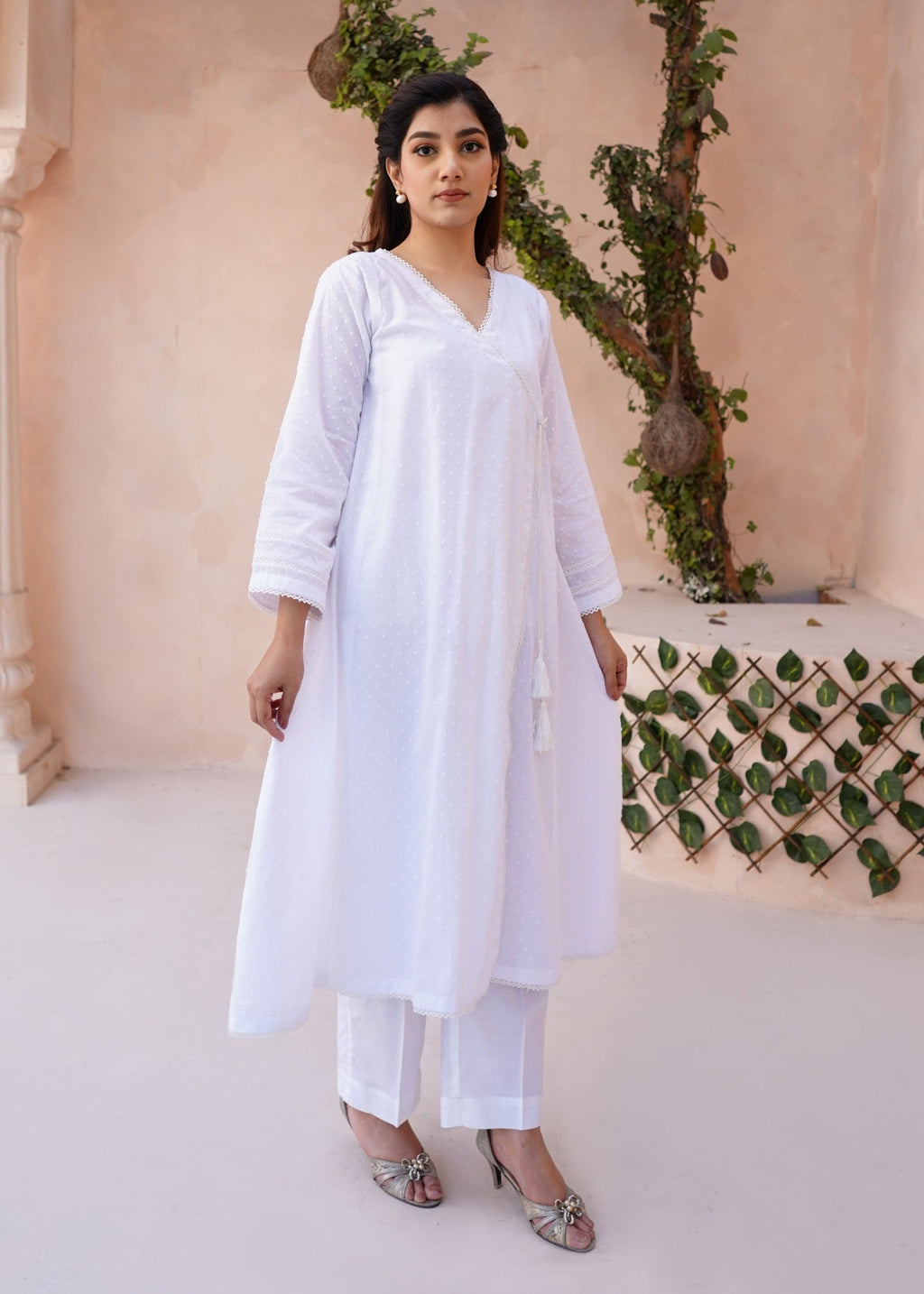 Yolo Pret Broshia Jacquard Lawn Angrakha Frock JASHAN S25 0011 Women 2pcs