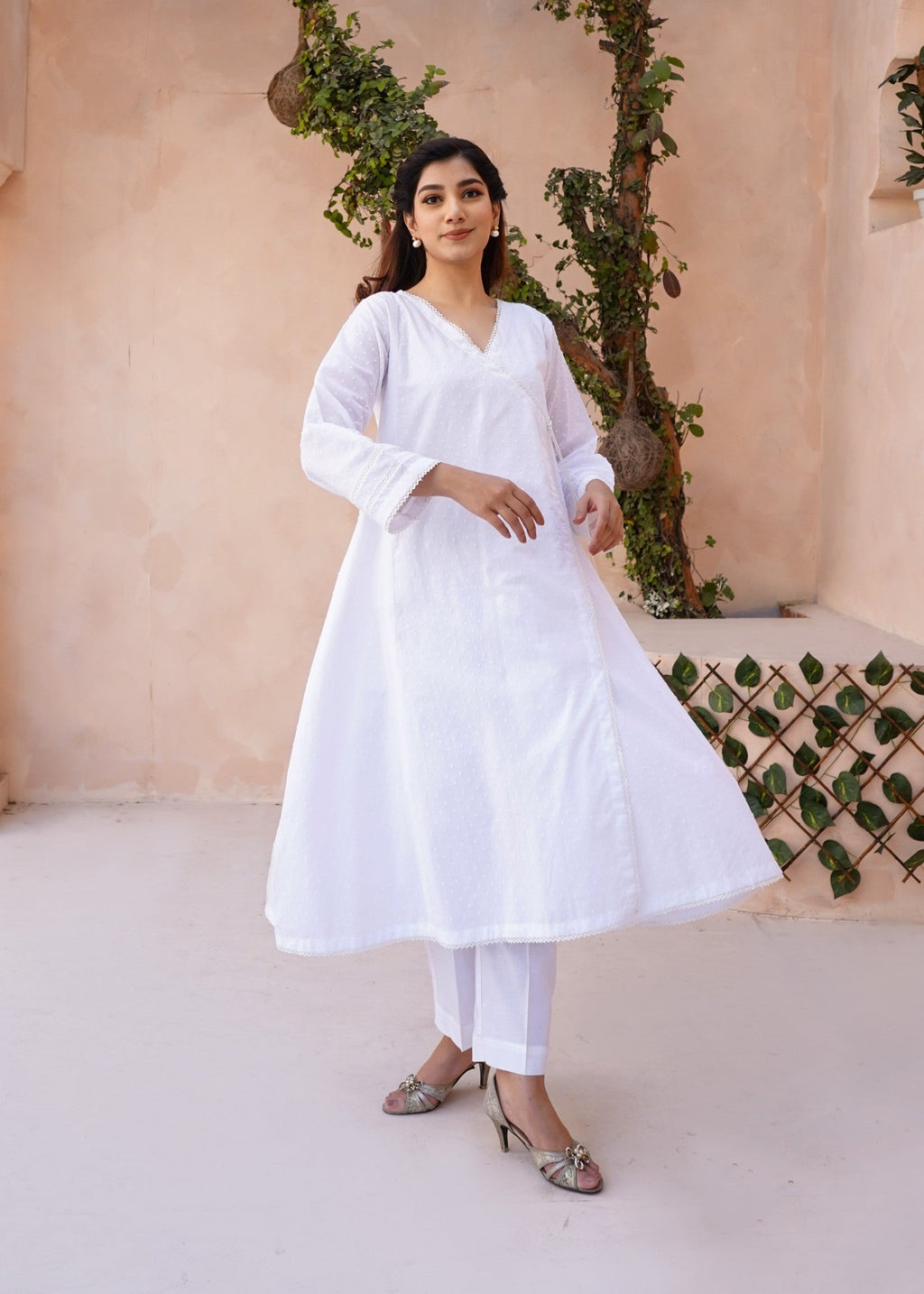 Yolo Pret Broshia Jacquard Lawn Angrakha Frock JASHAN S25 0011 Women 2pcs