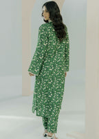 By-East Lawn Suit Printed (Green) Women 2pcs