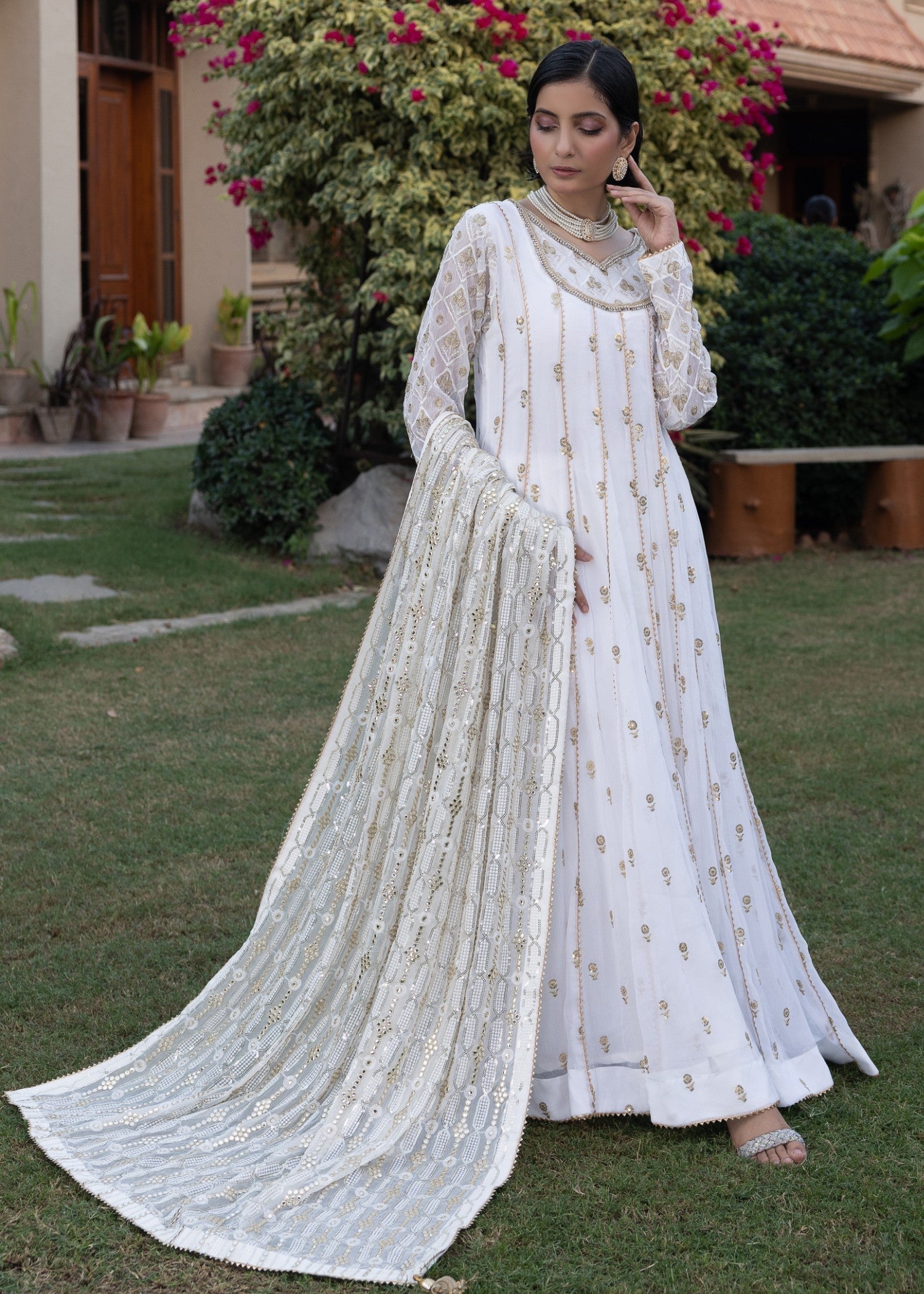 Ayesha Closet HEER WHITE Women 3pcs