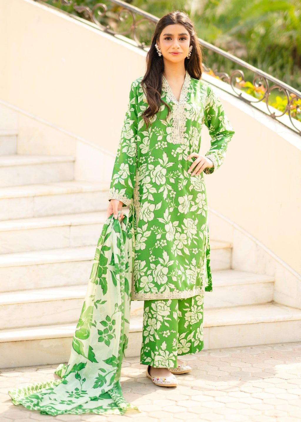 Laiba Mir Rosemary Premium Lawn Women 3pcs