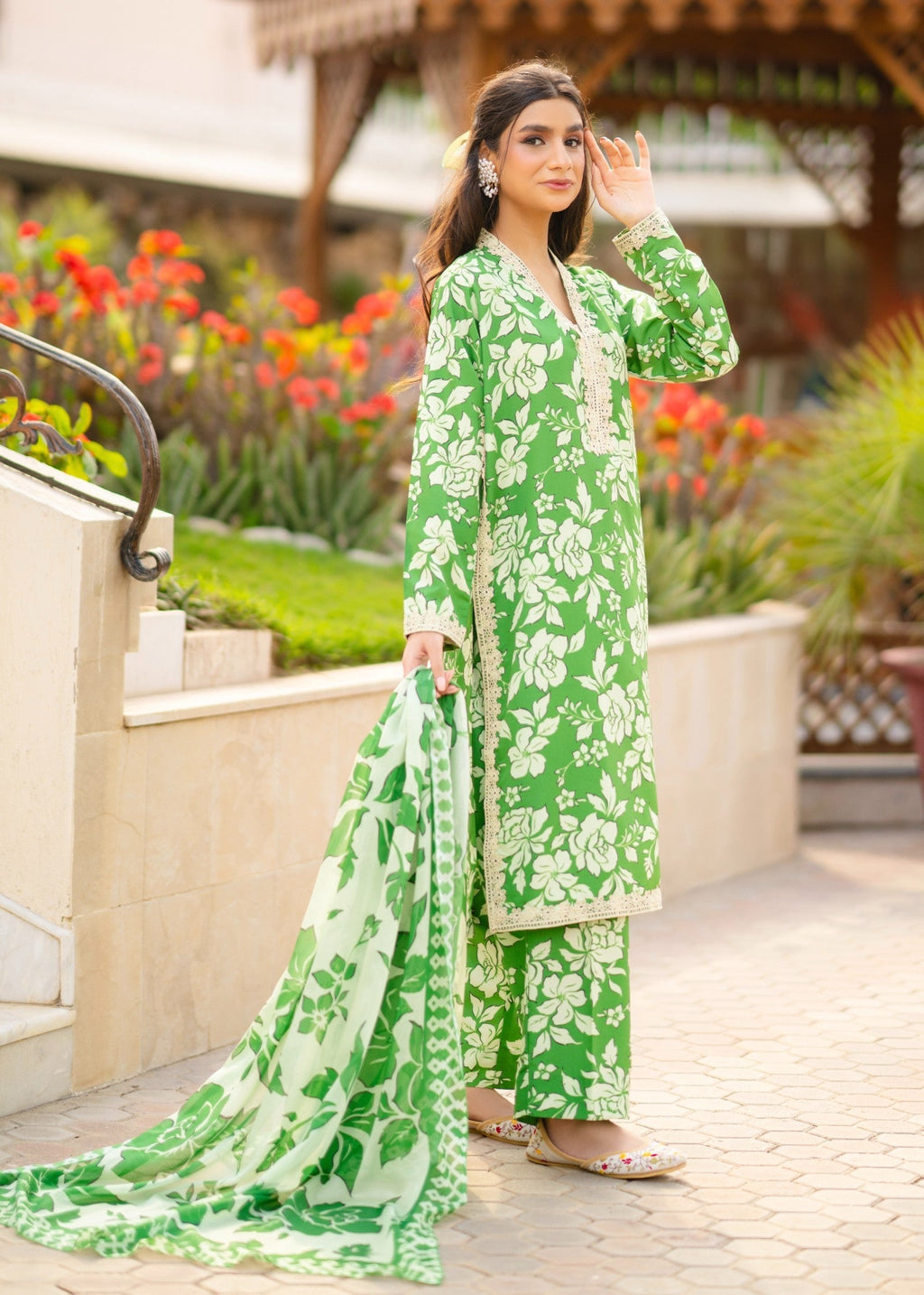 Laiba Mir Rosemary Premium Lawn Women 3pcs