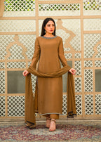 Alyssa Brown chiffon suit ALL203 Women 3pcs
