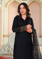 Alyssa Black Rawsilk suit ALL207 Women 3pcs