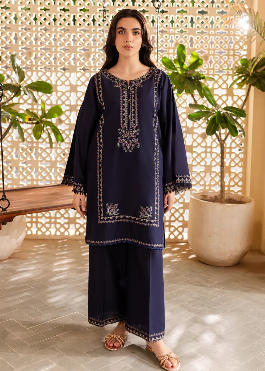 The Turkish Wear Blue Bell Kurta Set Women 2pcs