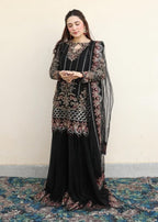 Suits By Sadia Merium black Women 3pcs