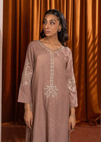 Kross Kulture Embroidered Self Textured Shirt KE 01466 S Women 1pcs