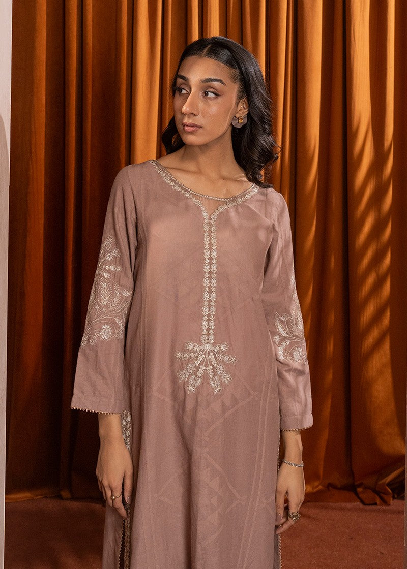 Kross Kulture Embroidered Self Textured Shirt KE 01466 S Women 1pcs