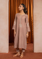 Kross Kulture Embroidered Self Textured Shirt KE 01466 S Women 1pcs