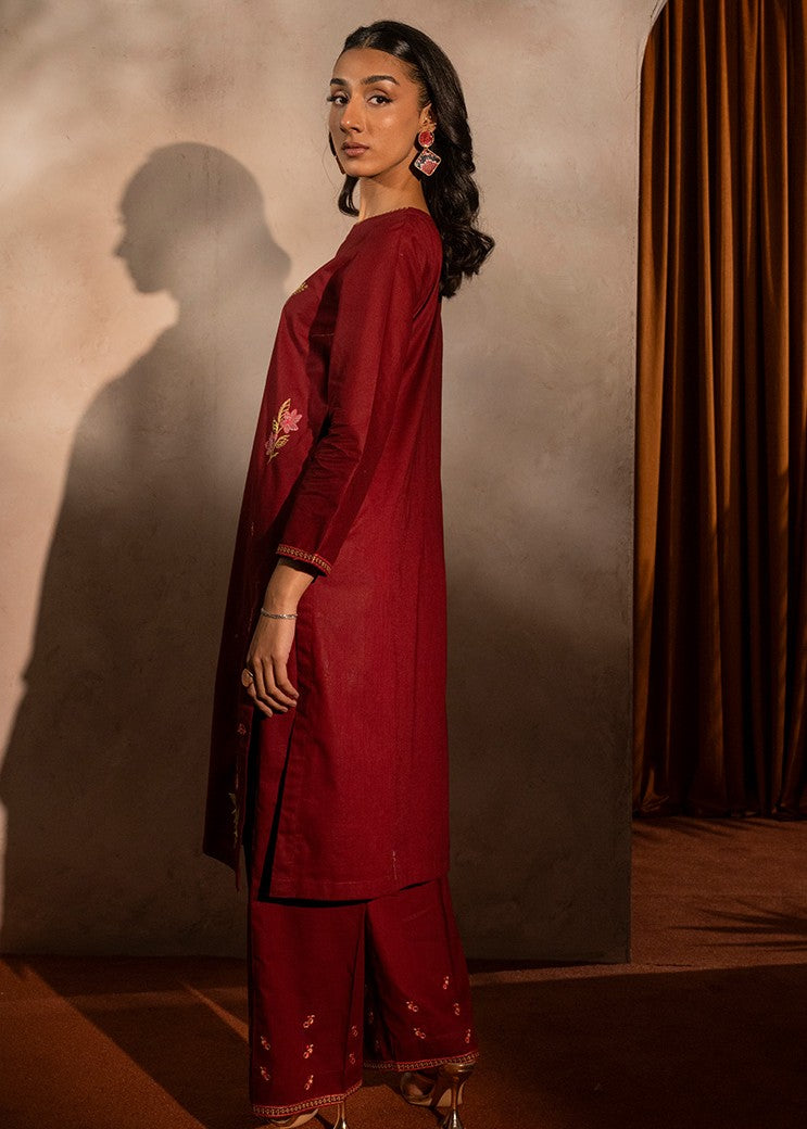 Kross Kulture Embroidered Lawn Cotton Suit KE 01476 ST Women 2pcs
