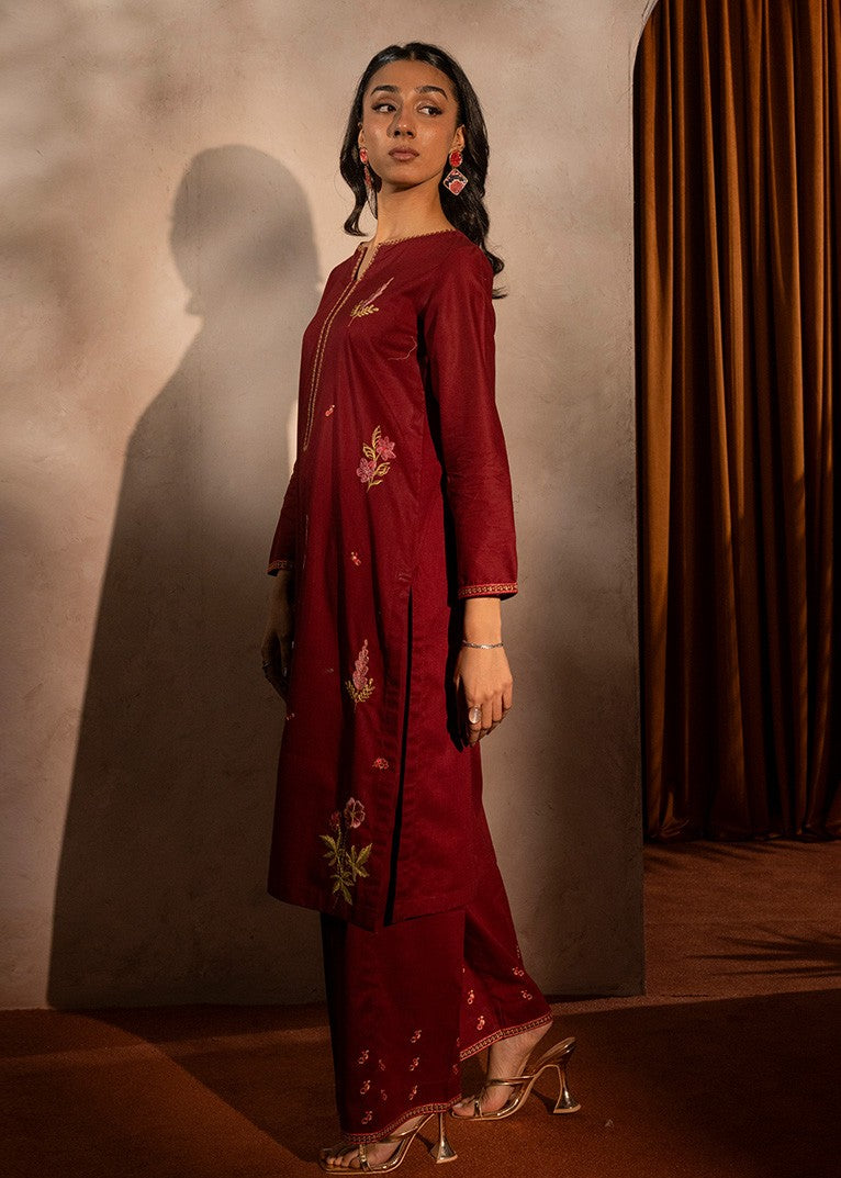 Kross Kulture Embroidered Lawn Cotton Suit KE 01476 ST Women 2pcs